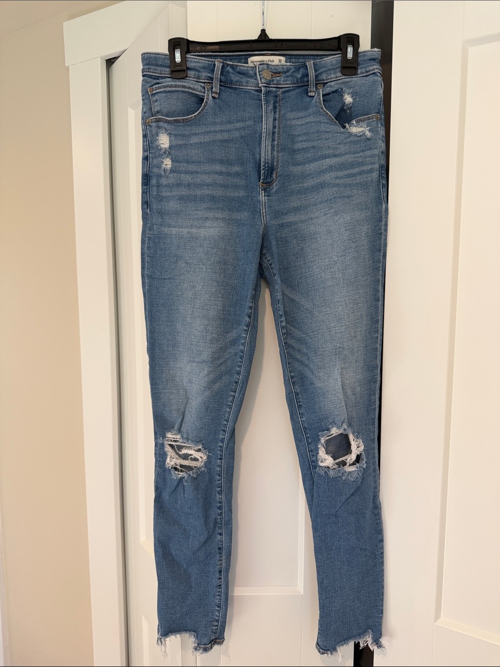 Abercrombie & Fitch The Super Skinny Ankle High Rise